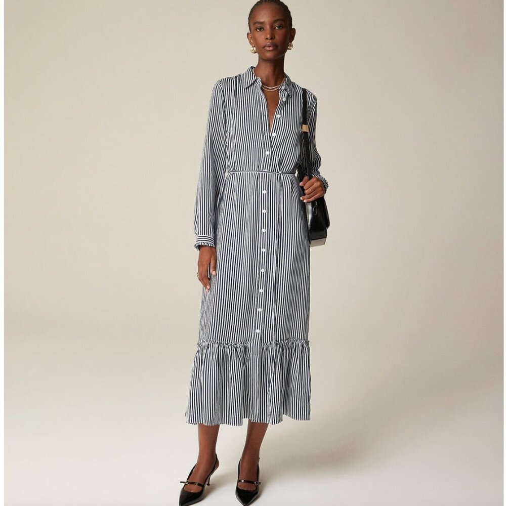 NWT - J.crew Amelia shirtdress in viscose twill - 2x